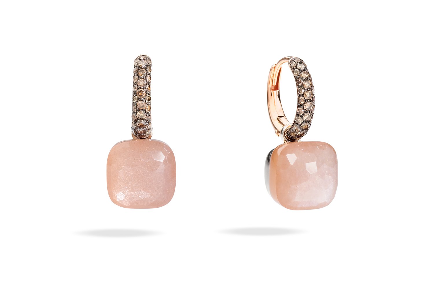 NUDO-CHOCOLATE-earrings-in-rose-gold-with-light-brown-moonstone-and-brown-diamonds-by-Pomellato-–-kopia