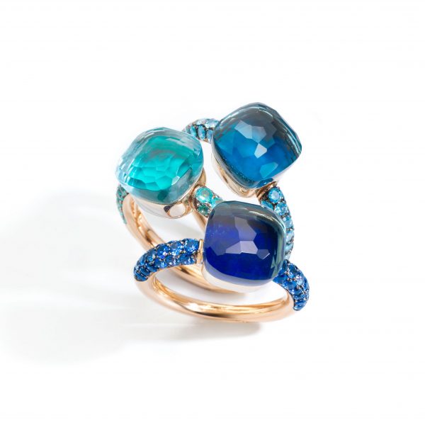 Nudo Deep Blue Rings by Pomellato