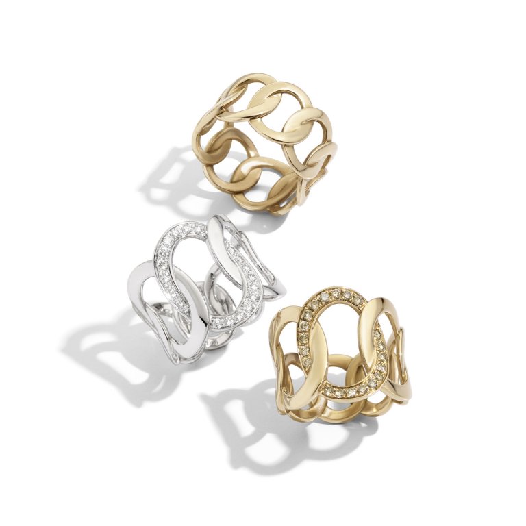 BRERA rings in rose gold, white gold with diamonds by Pomellato (2)