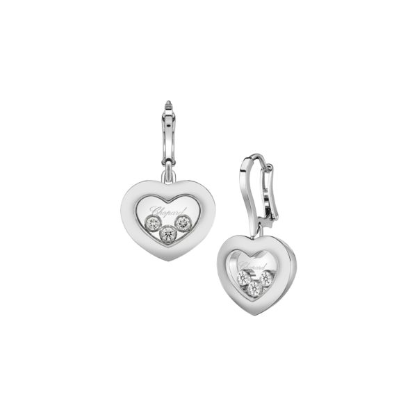 Chopard Happy Diamonds White Gold Diamond Earrings - 833957 – Cooper  Jewelers