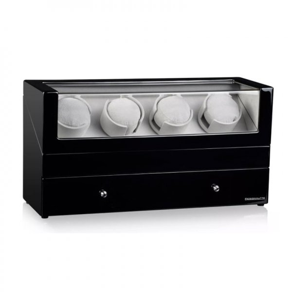 Watch Winder San Diego 4 - Black Grey2-min