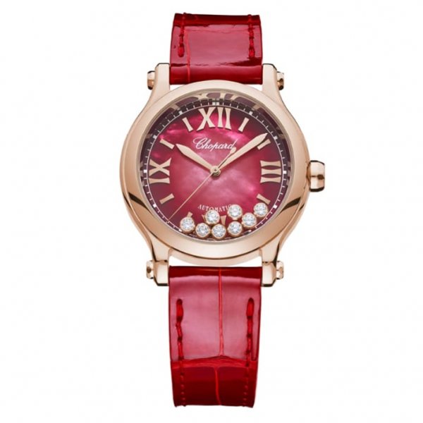 chopard happy sport montre - red-min