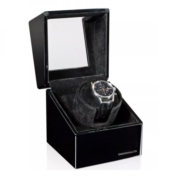 designhutte Watch Winder San Diego 1 - Black Black-min