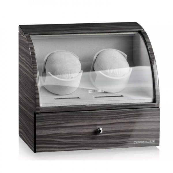 designhutte watch winder basel 2 LCD dark oak