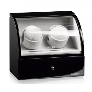 designhutte watch winder basel 2 LCD grey black-min